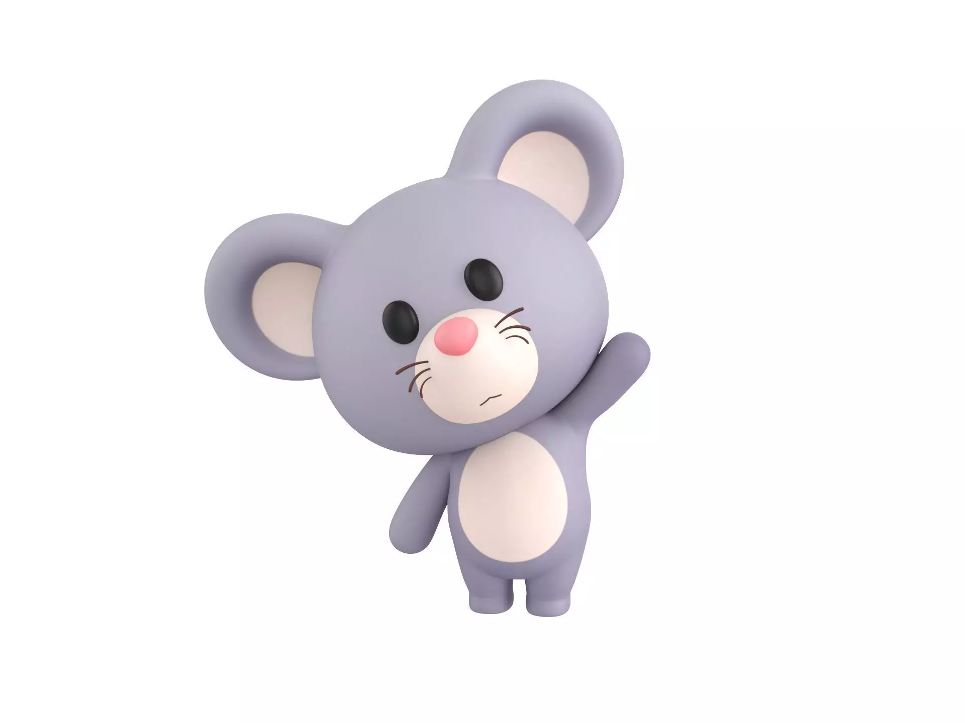 Character324 Rigged Mouse 3D model_0