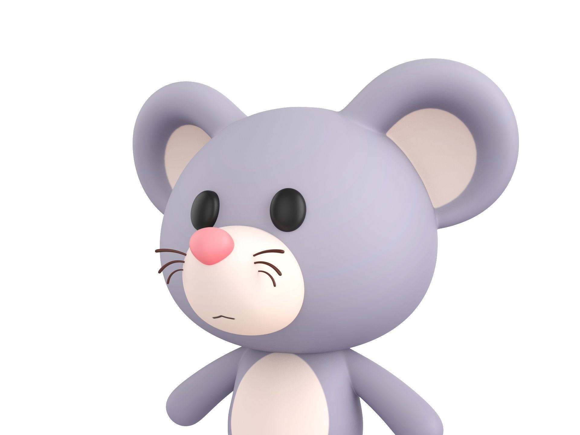 Character324 Rigged Mouse 3D model_5