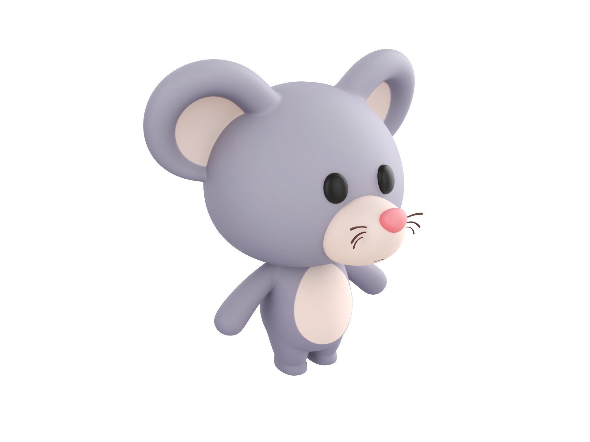 Character324 Rigged Mouse 3D model_2