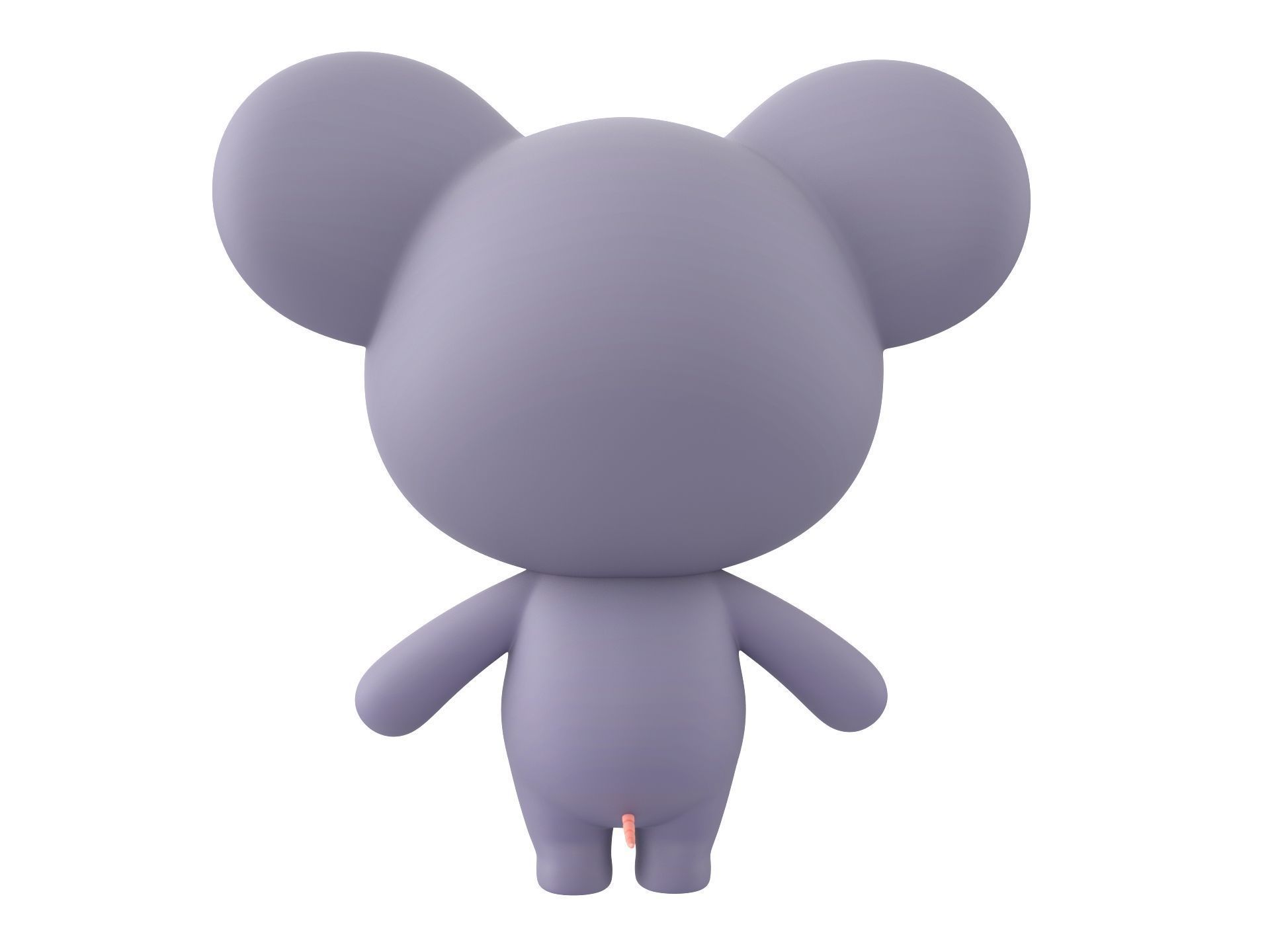 Character324 Rigged Mouse 3D model_4