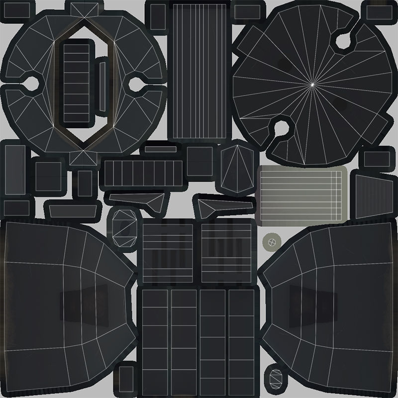 European Electrical Plug Type C Low-poly 3D model_15