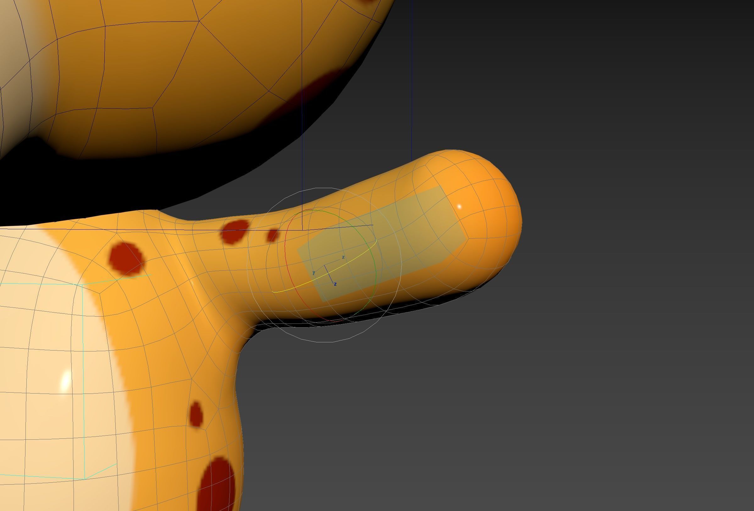 Character326 Rigged Giraffe 3D model_18