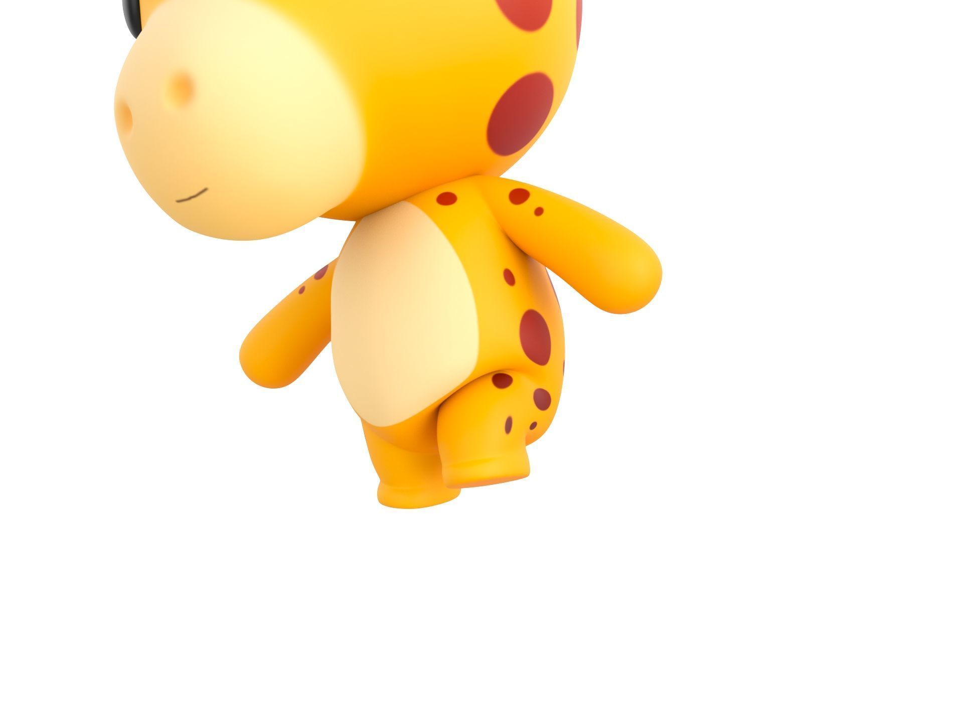 Character326 Rigged Giraffe 3D model_8