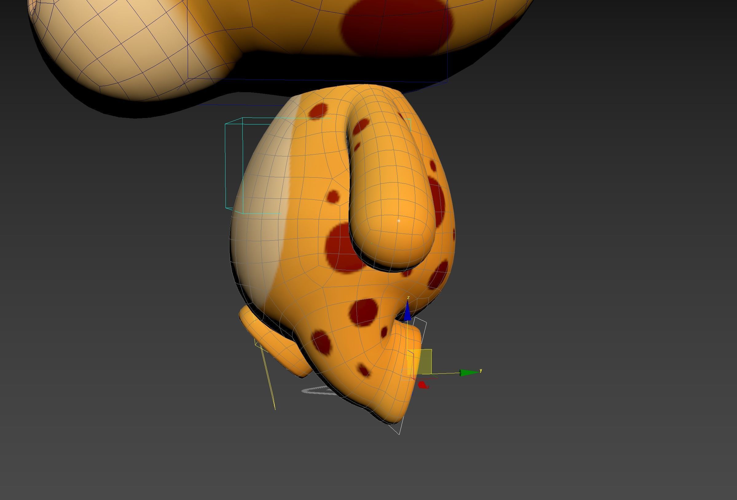 Character326 Rigged Giraffe 3D model_20