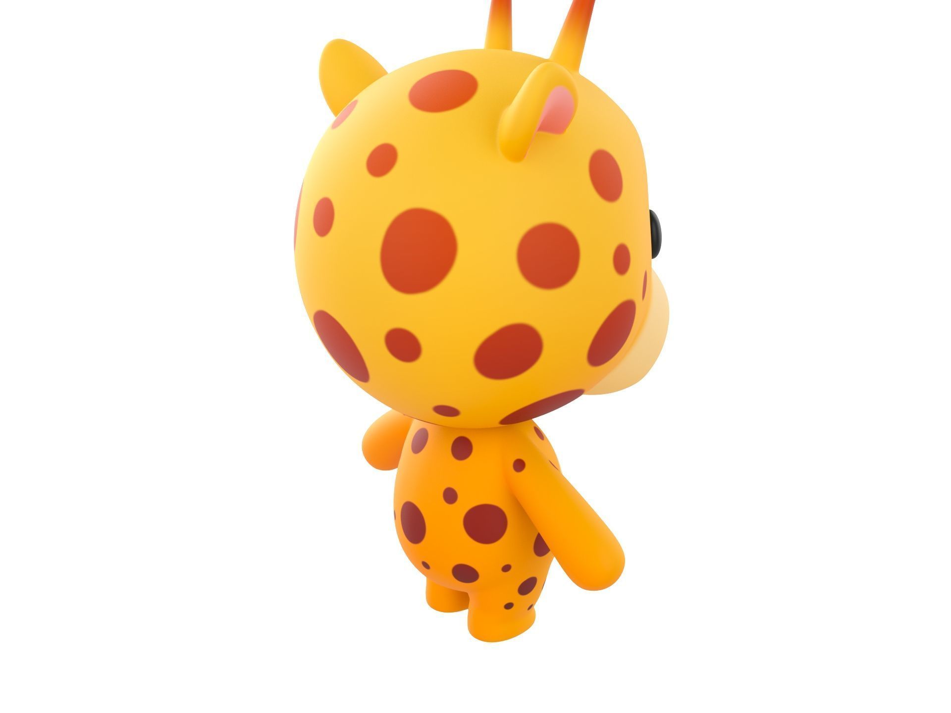Character326 Rigged Giraffe 3D model_3