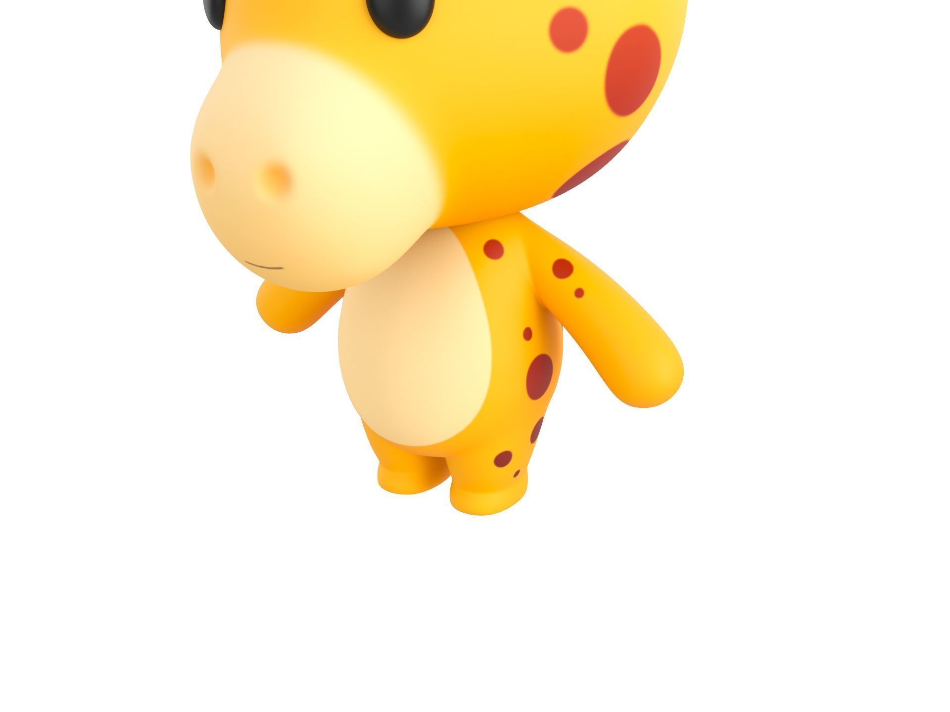 Character326 Rigged Giraffe 3D model_6