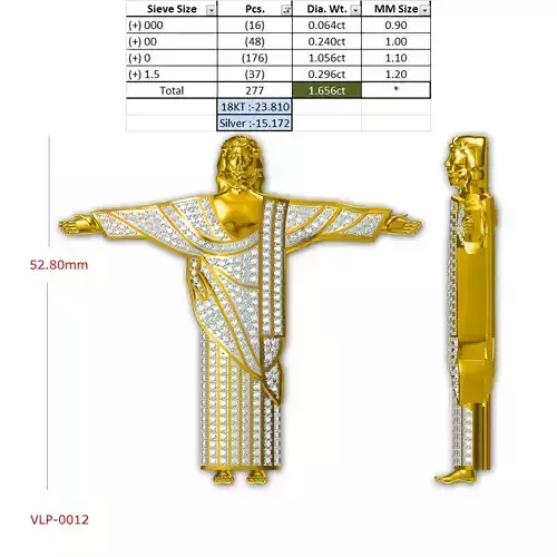 Christ the Redeemer HIPHOP 3D print model