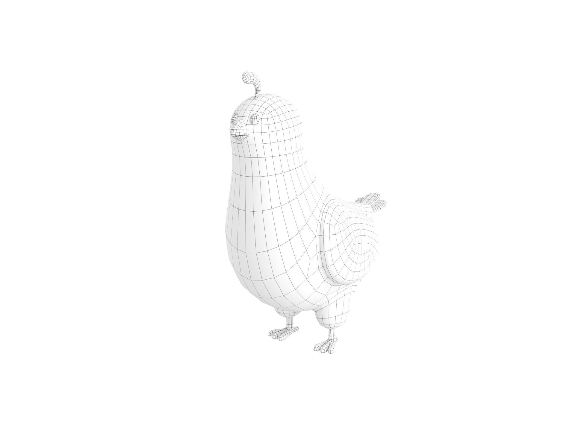 Character327 Quail 3D model_23