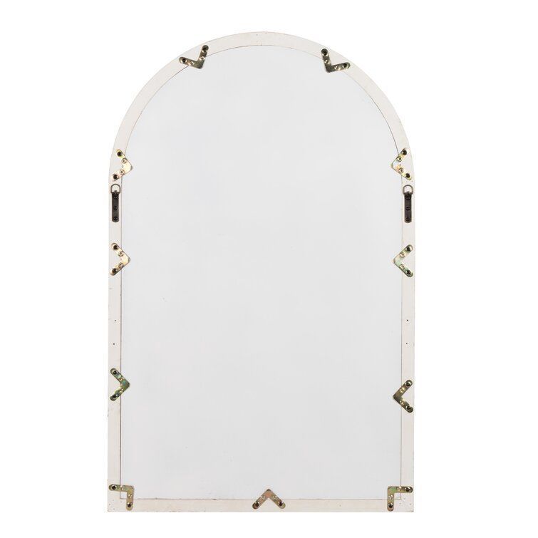 Mcclanahan Arch Wood Wall Mirror 3D model_4