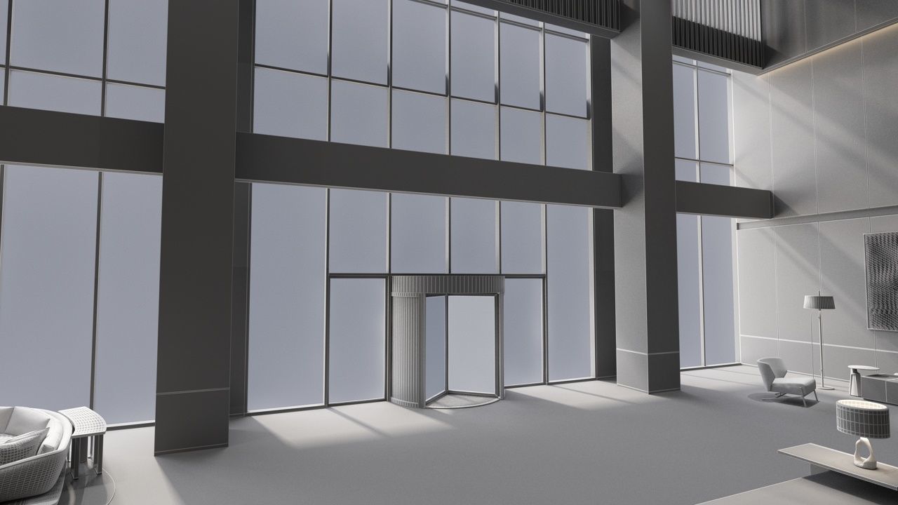 The Hotel Lobby 14 3D model_16