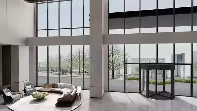The Hotel Lobby 14 3D model
