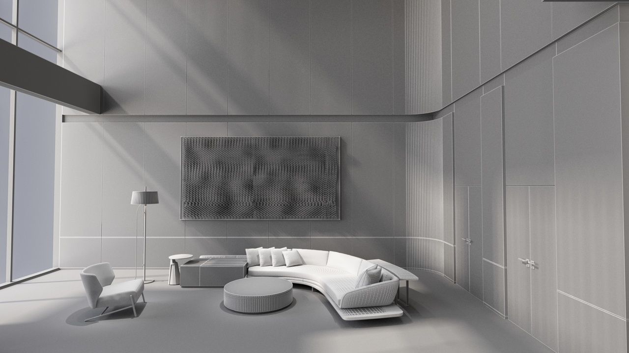 The Hotel Lobby 14 3D model_15