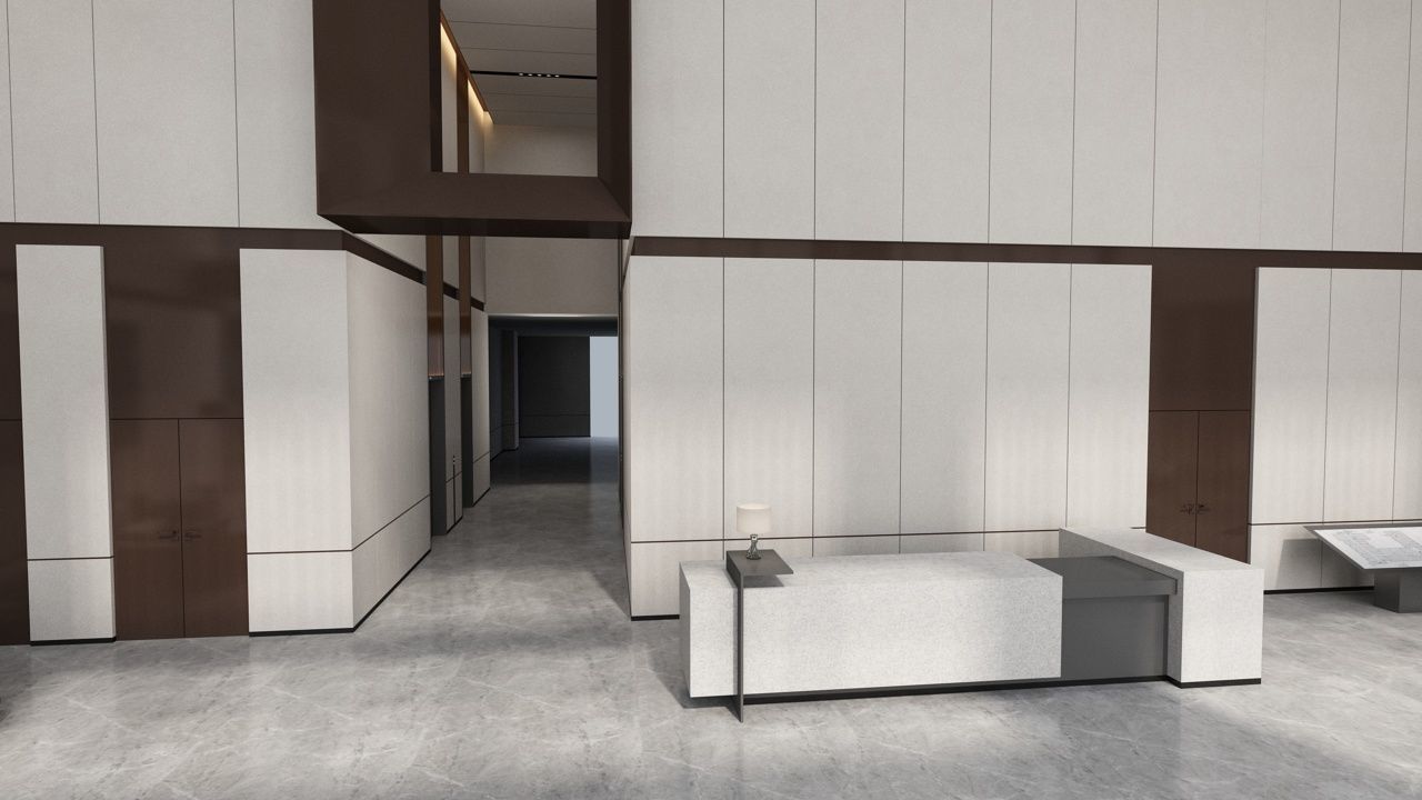 The Hotel Lobby 14 3D model_8