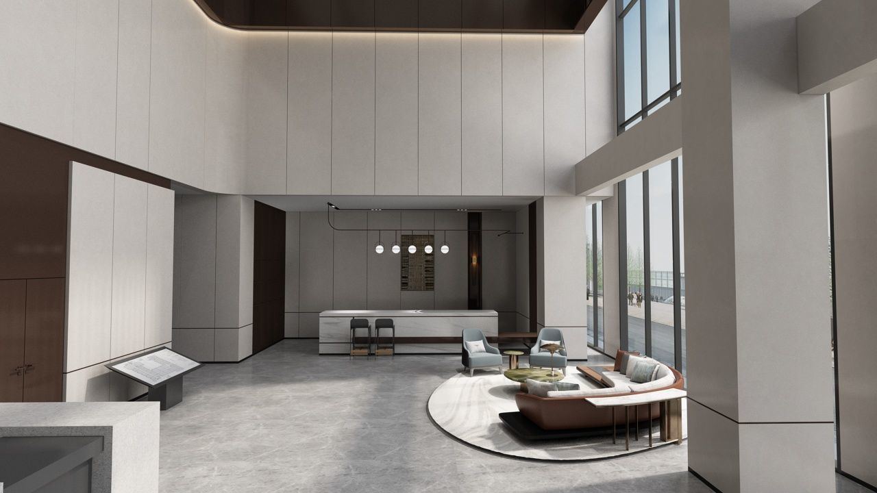 The Hotel Lobby 14 3D model_6