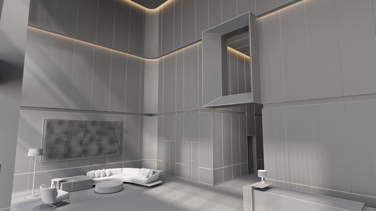 The Hotel Lobby 14 3D model_13