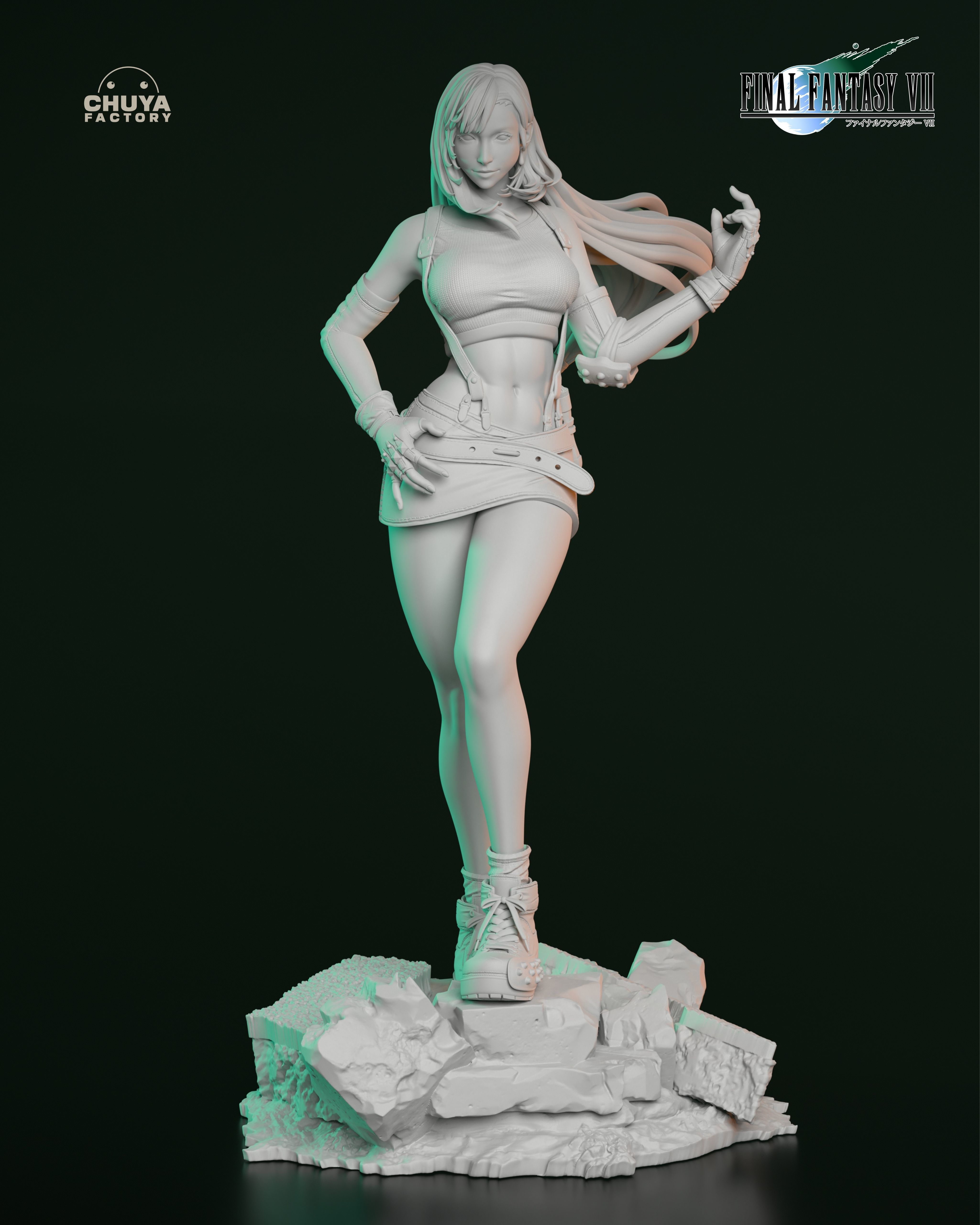Tifa - Final Fantasy VII 3D print model_4
