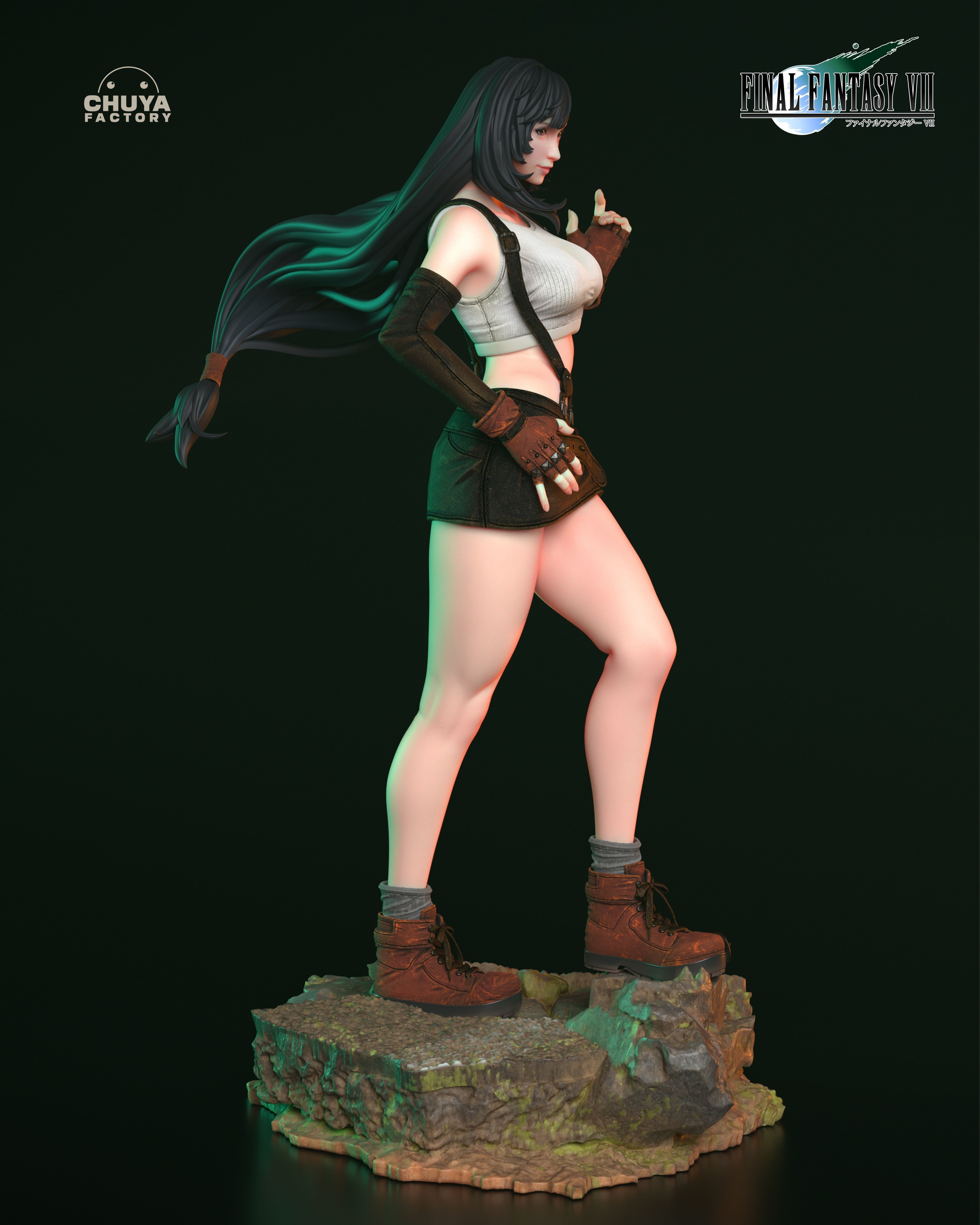 Tifa - Final Fantasy VII 3D print model_7