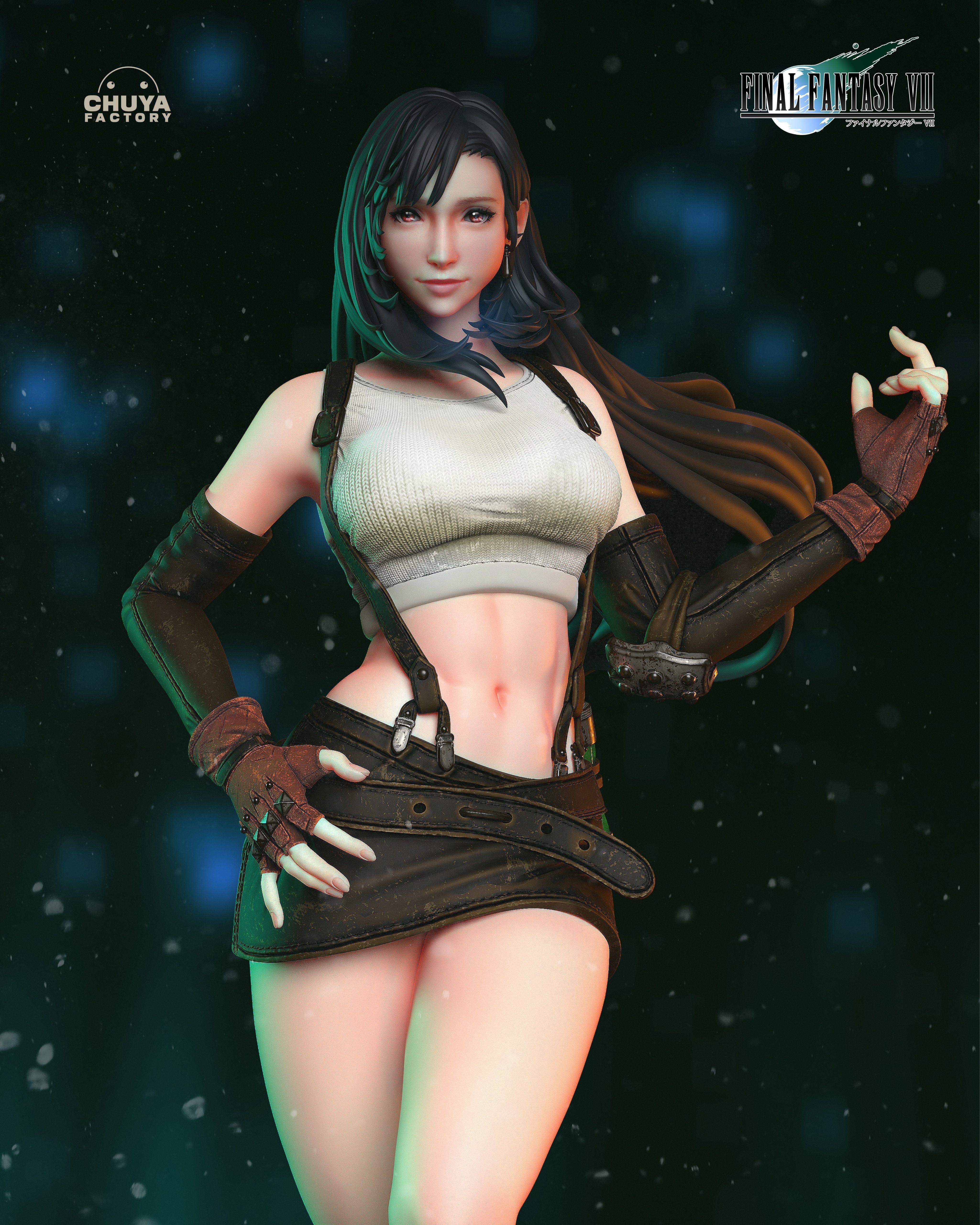 Tifa - Final Fantasy VII 3D print model_2