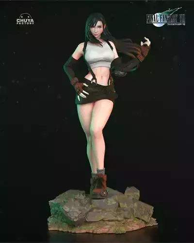 Tifa - Final Fantasy VII 3D print model