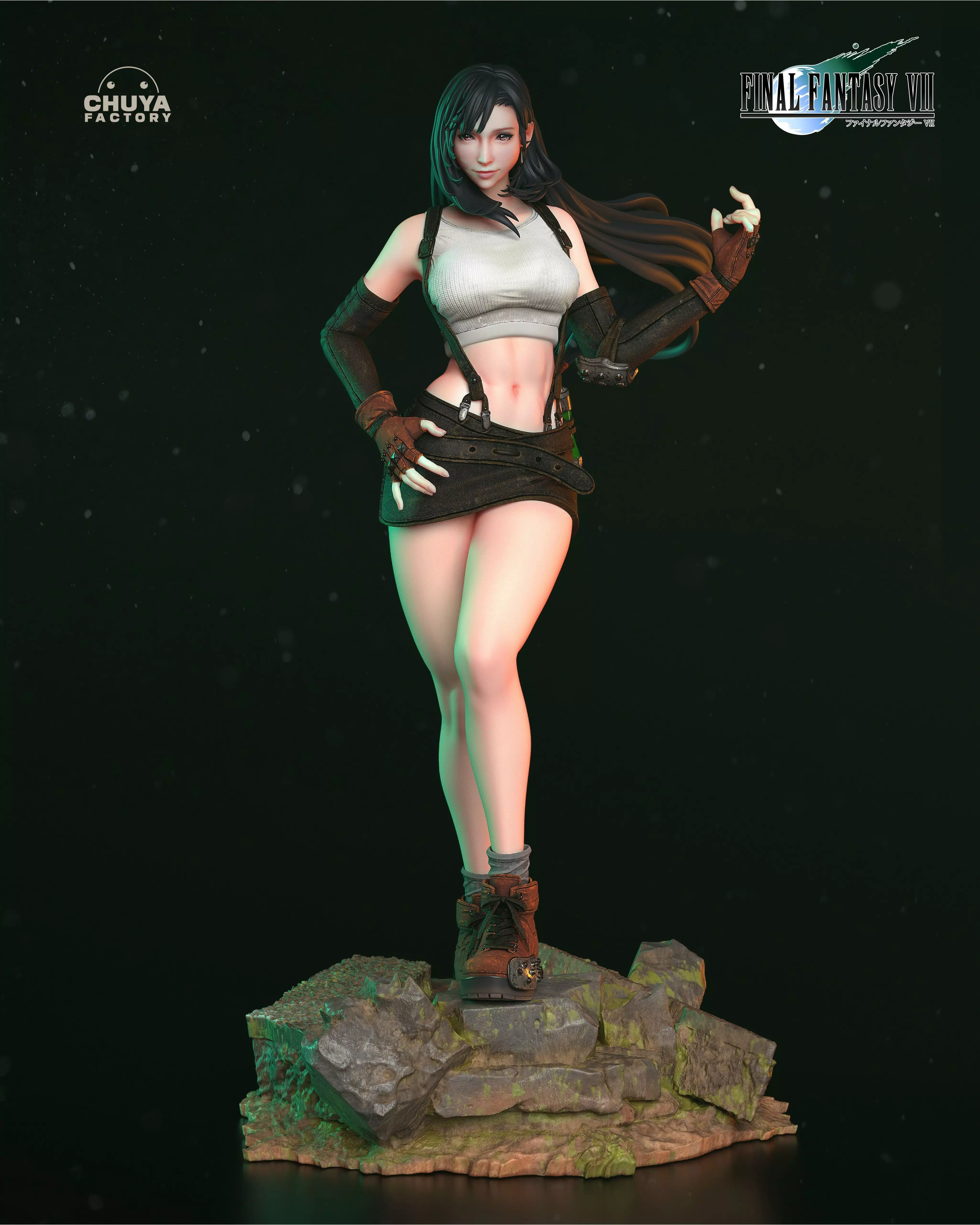 Tifa - Final Fantasy VII 3D print model_0