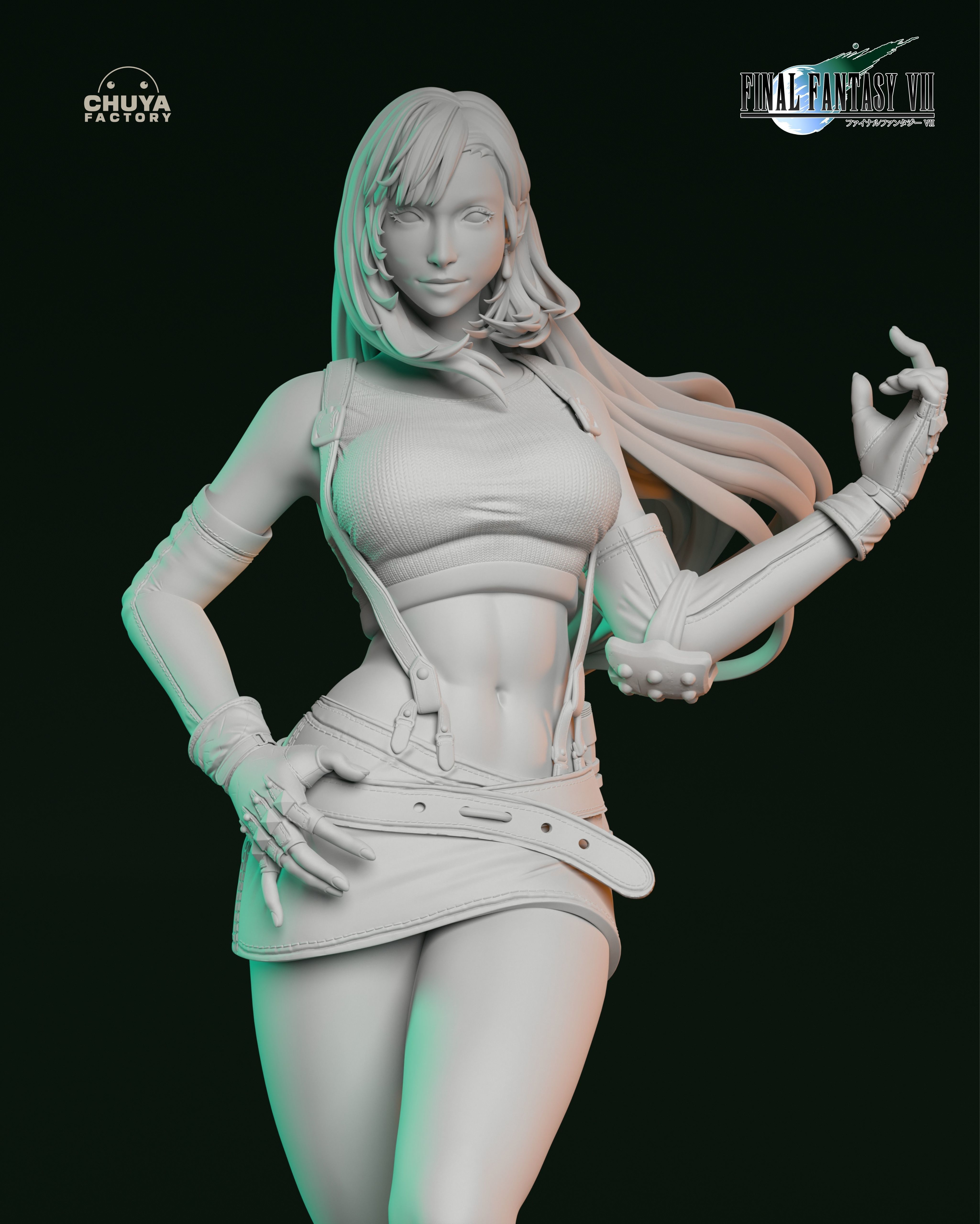 Tifa - Final Fantasy VII 3D print model_3