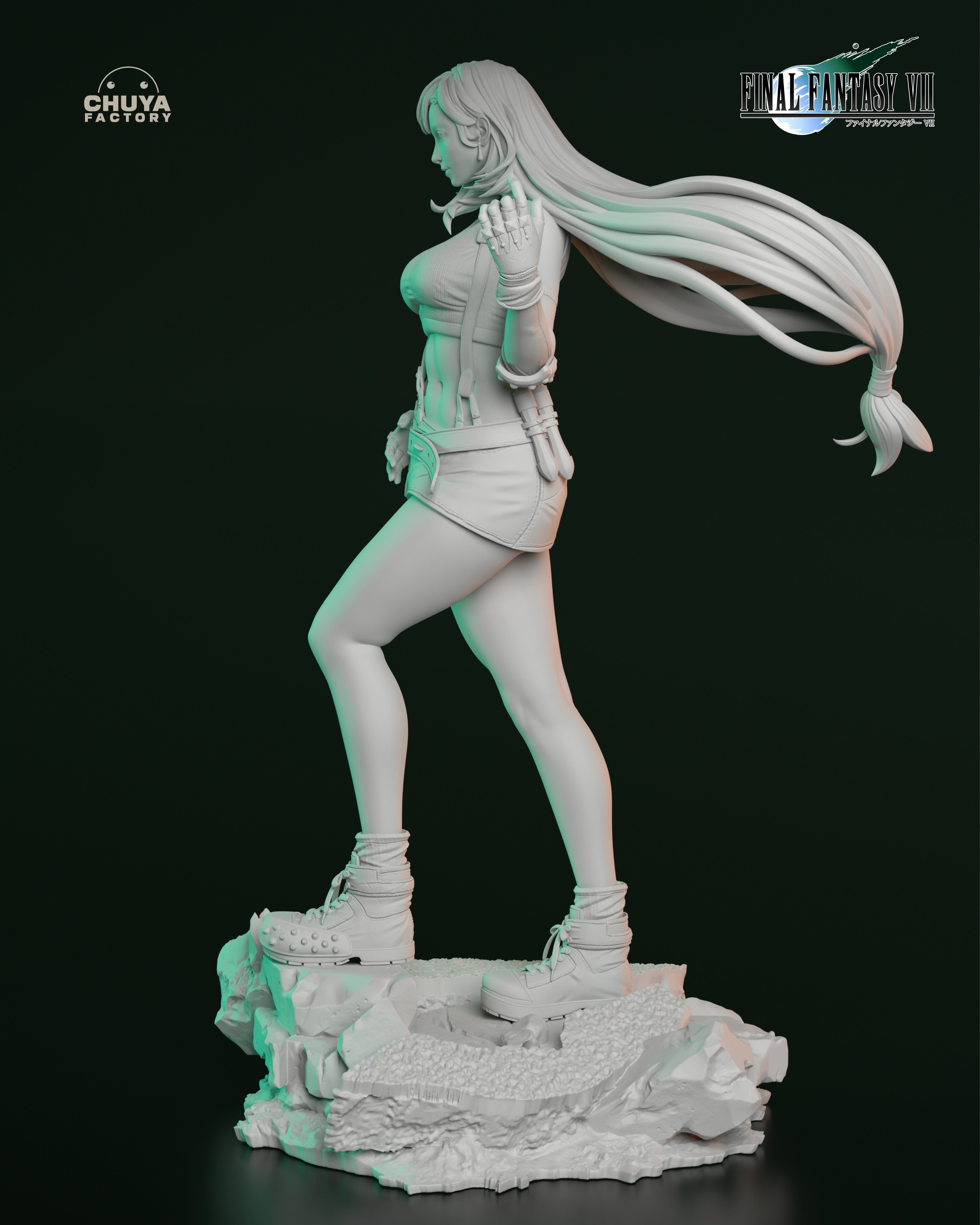 Tifa - Final Fantasy VII 3D print model_1