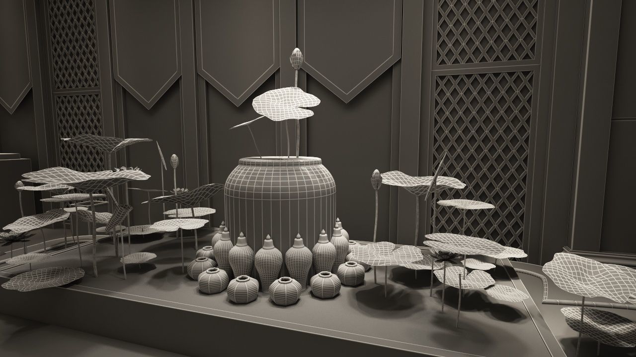 The Hotel Lobby 6 3D model_18