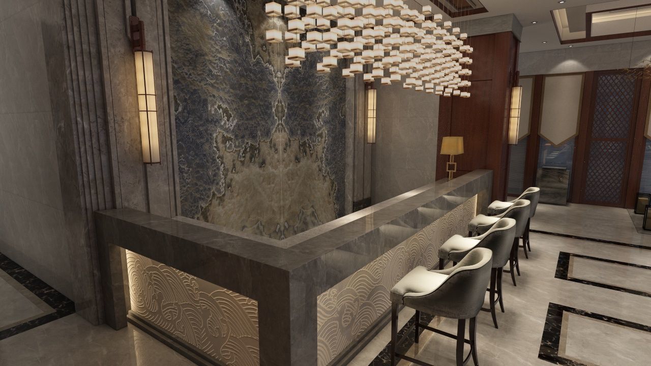 The Hotel Lobby 6 3D model_9