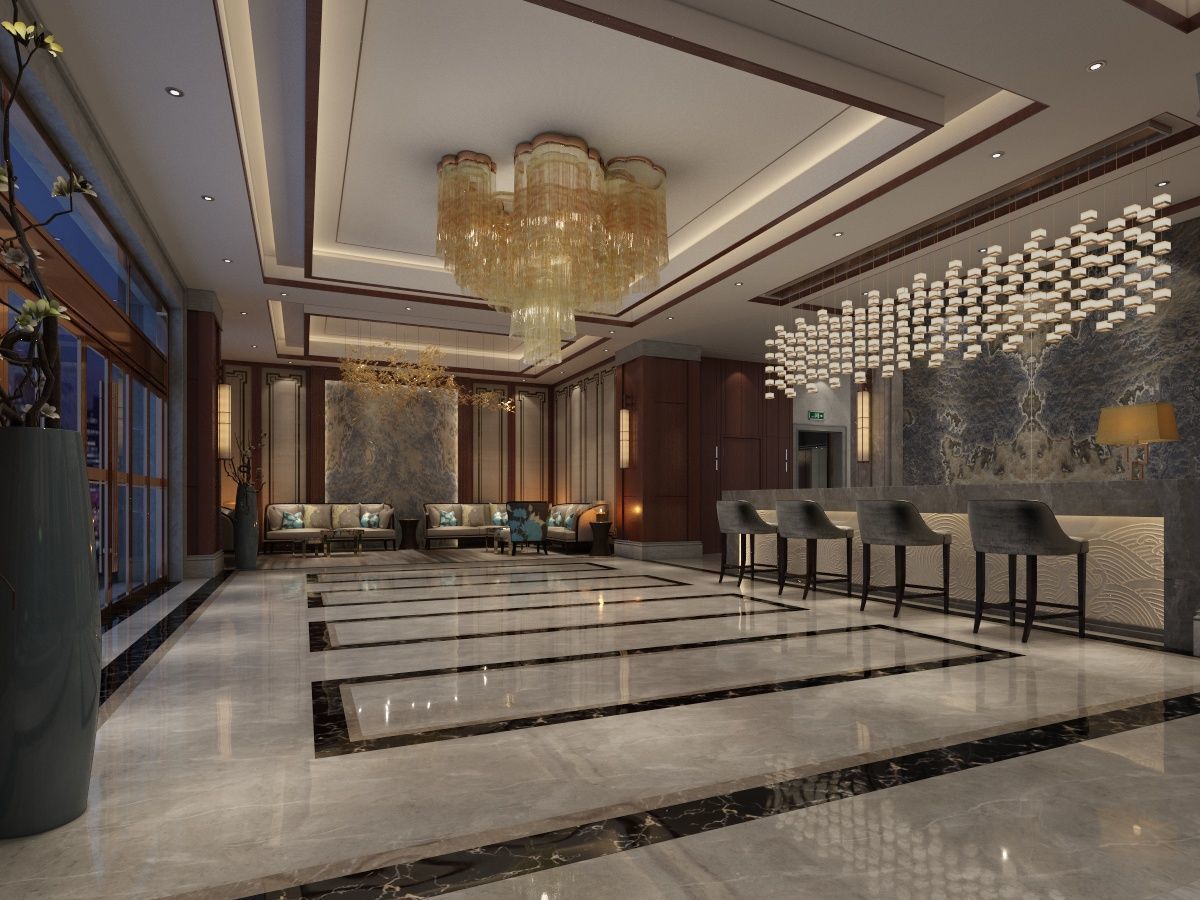 The Hotel Lobby 6 3D model_1