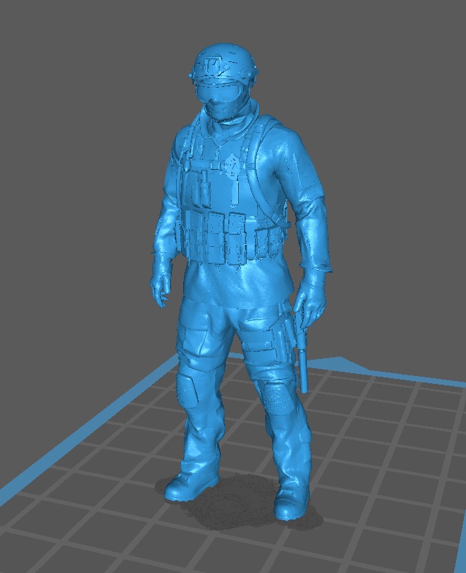 soldier operator  3D print model_1