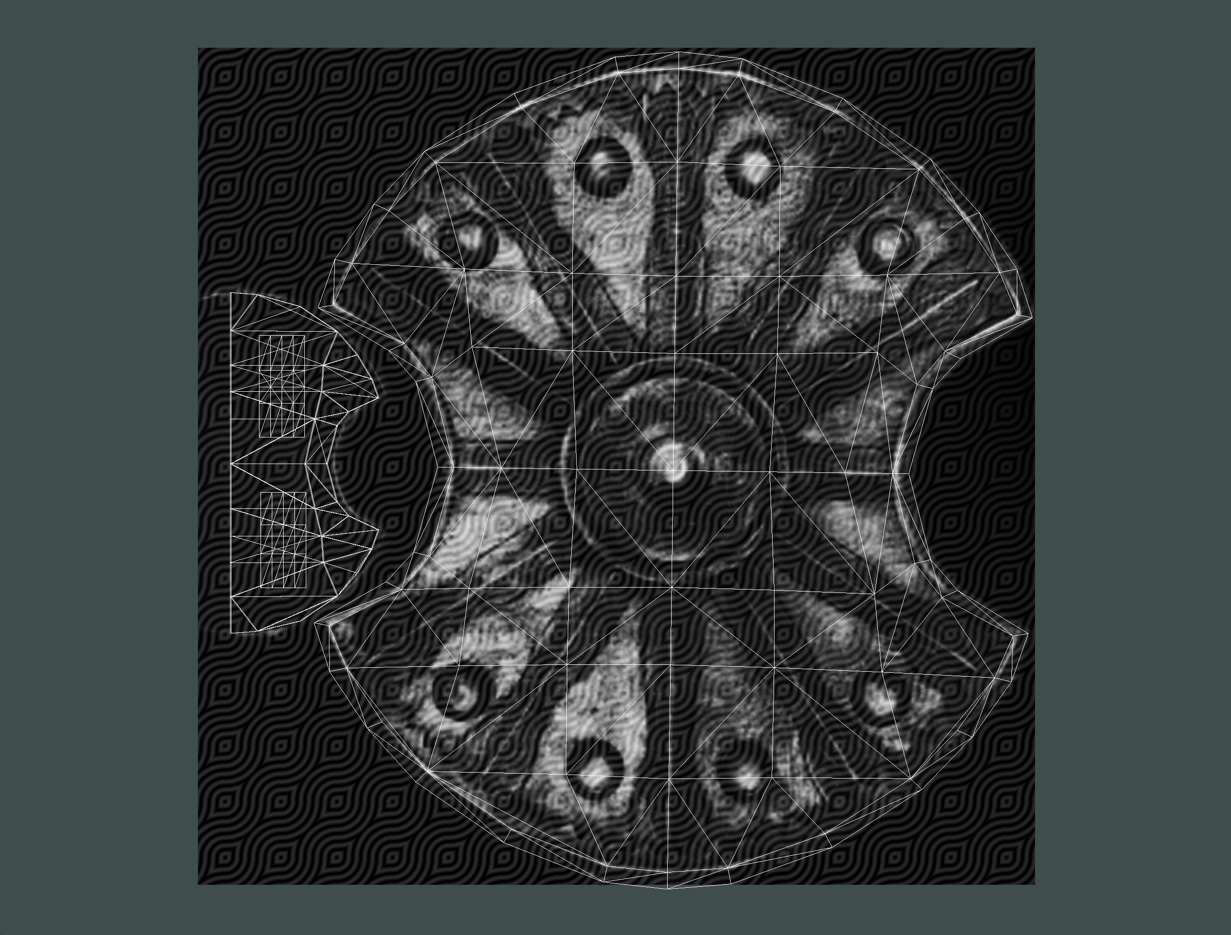 Riged Skined Greek Ancient Warrior Armor Helmet Low-poly 3D model_47