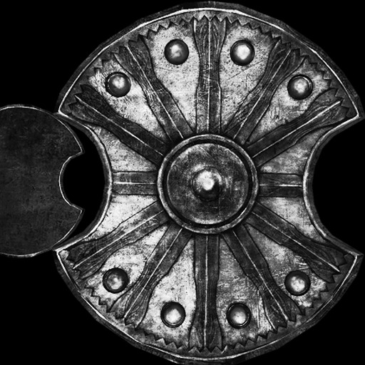 Riged Skined Greek Ancient Warrior Armor Helmet Low-poly 3D model_51