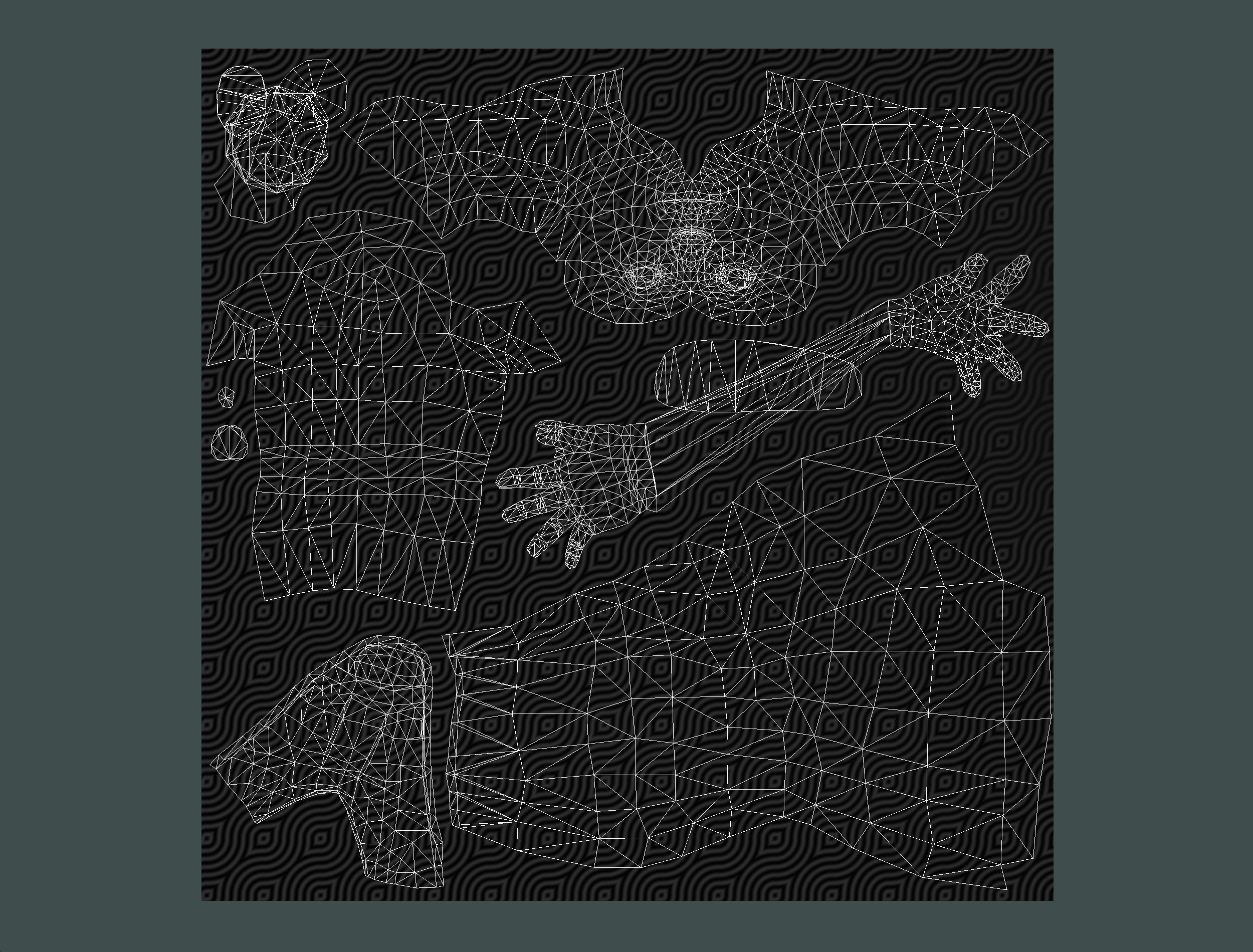 Riged Skined Greek Ancient Warrior Armor Helmet Low-poly 3D model_46