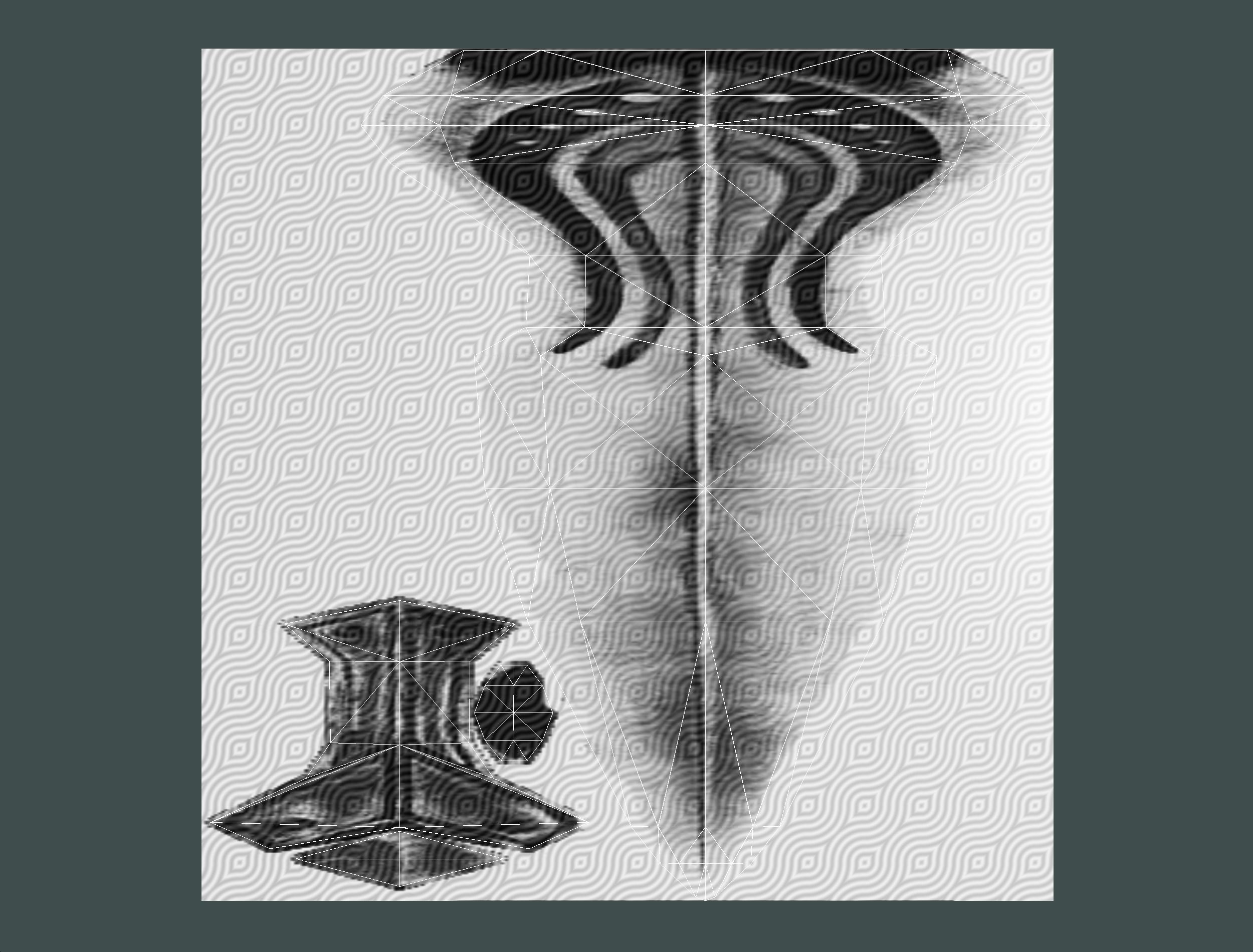 Riged Skined Greek Ancient Warrior Armor Helmet Low-poly 3D model_48