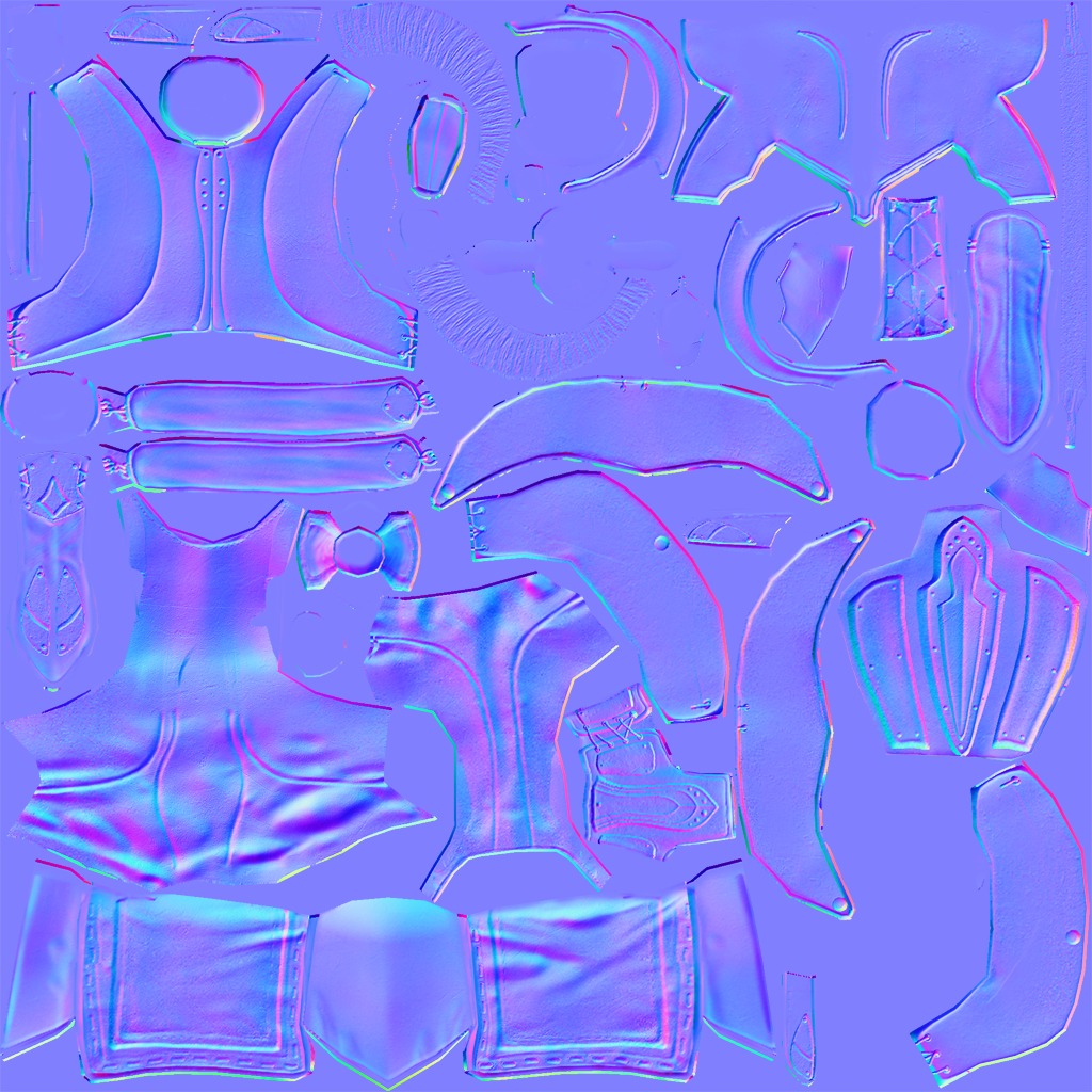 Riged Skined Greek Ancient Warrior Armor Helmet Low-poly 3D model_56