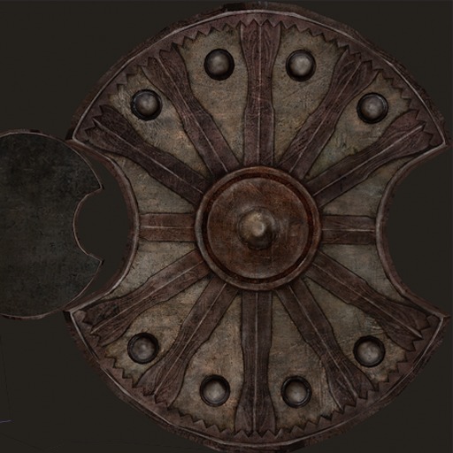 Riged Skined Greek Ancient Warrior Armor Helmet Low-poly 3D model_49