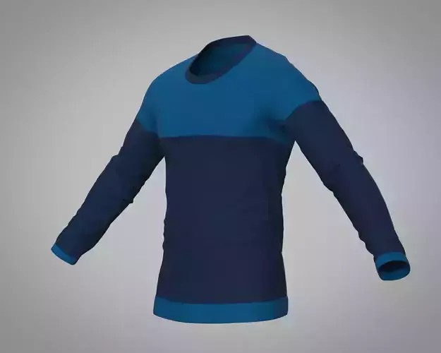 3 D Men Colorblock T-Shirt for Male Avatar