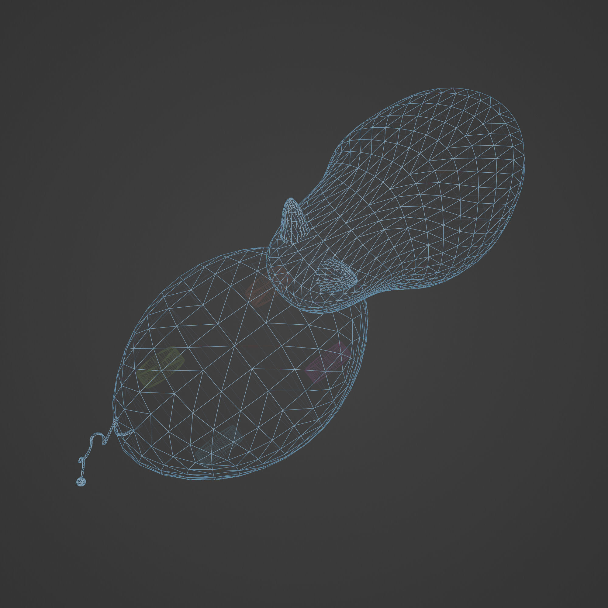 Metal Toy Dog 3D model_12