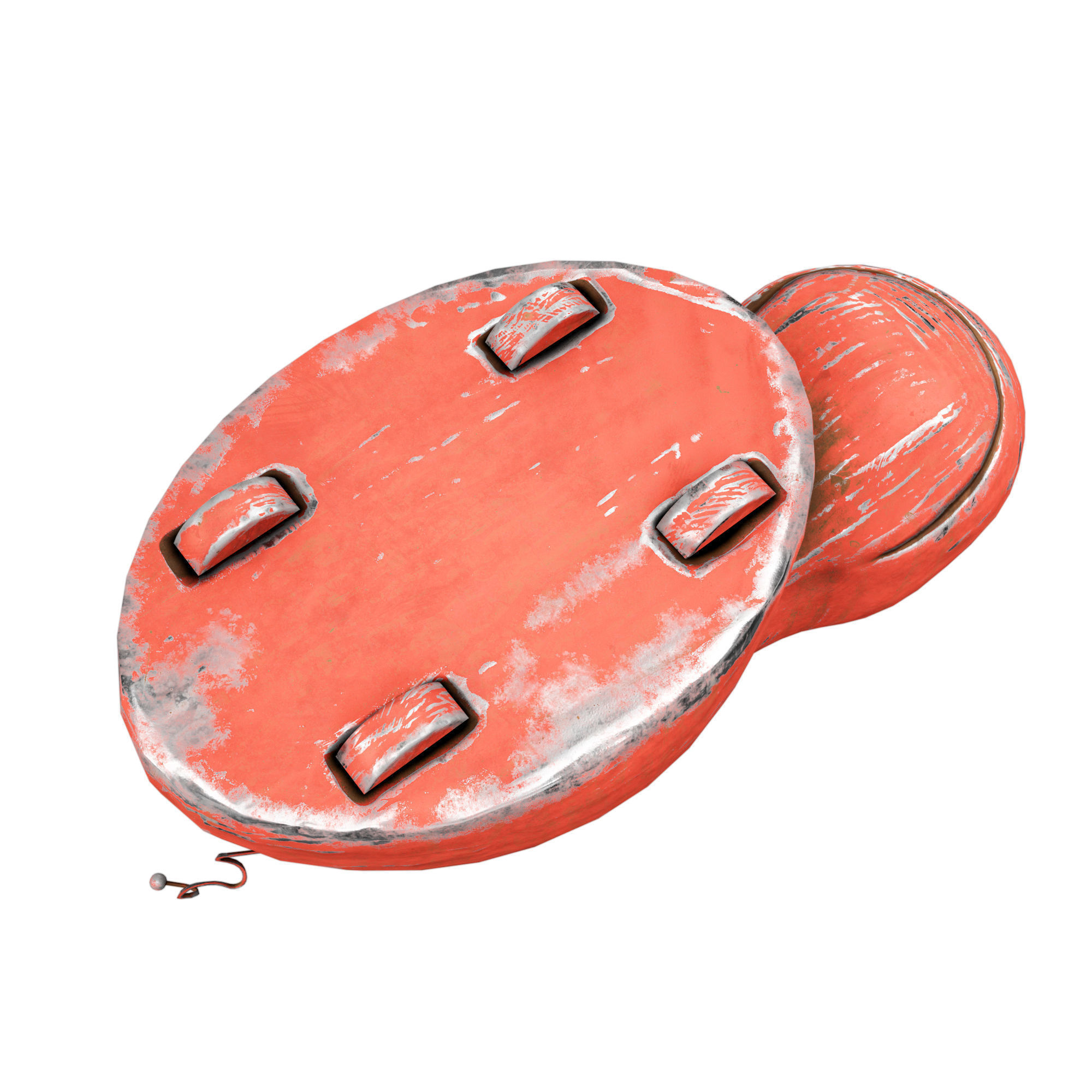 Metal Toy Dog 3D model_13