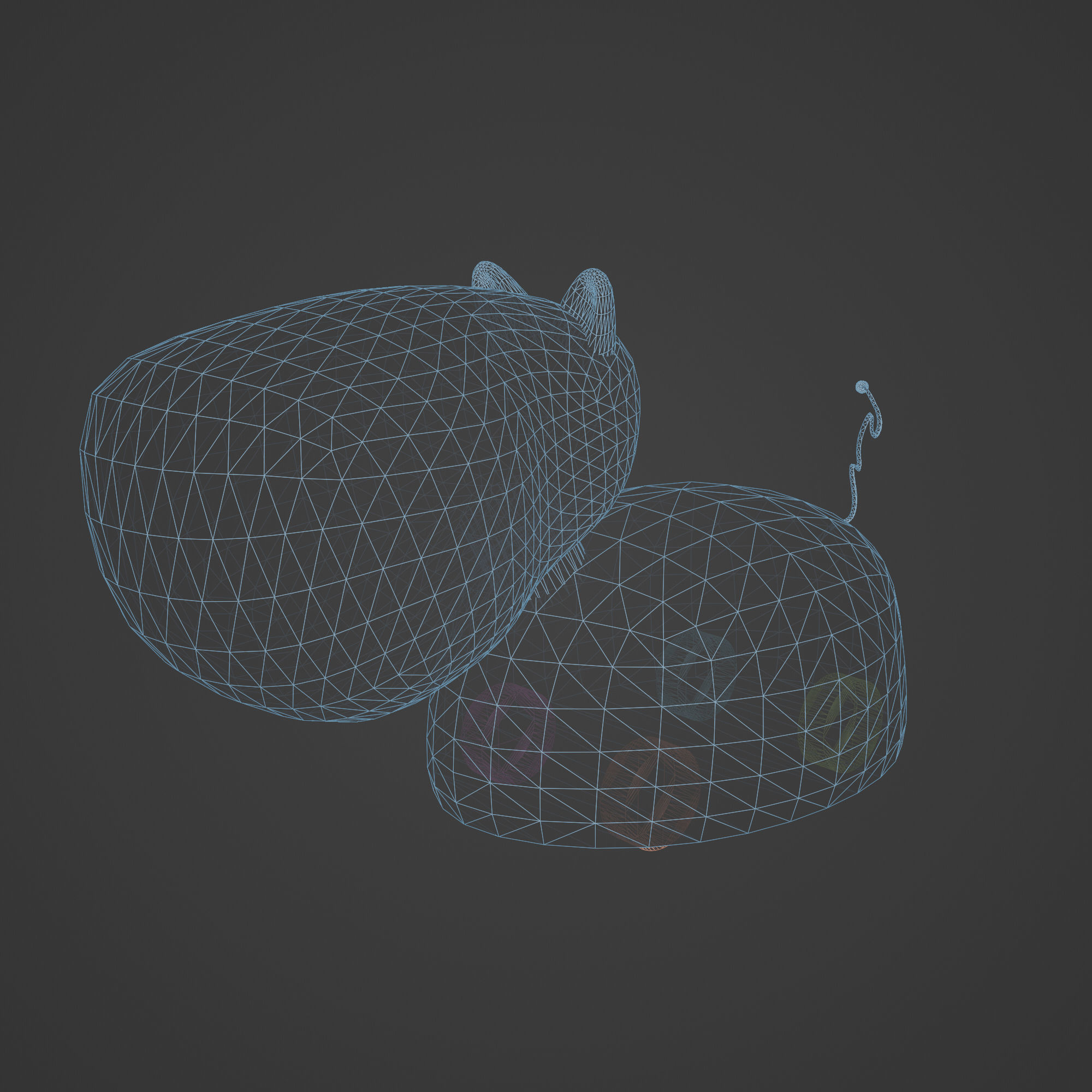 Metal Toy Dog 3D model_1