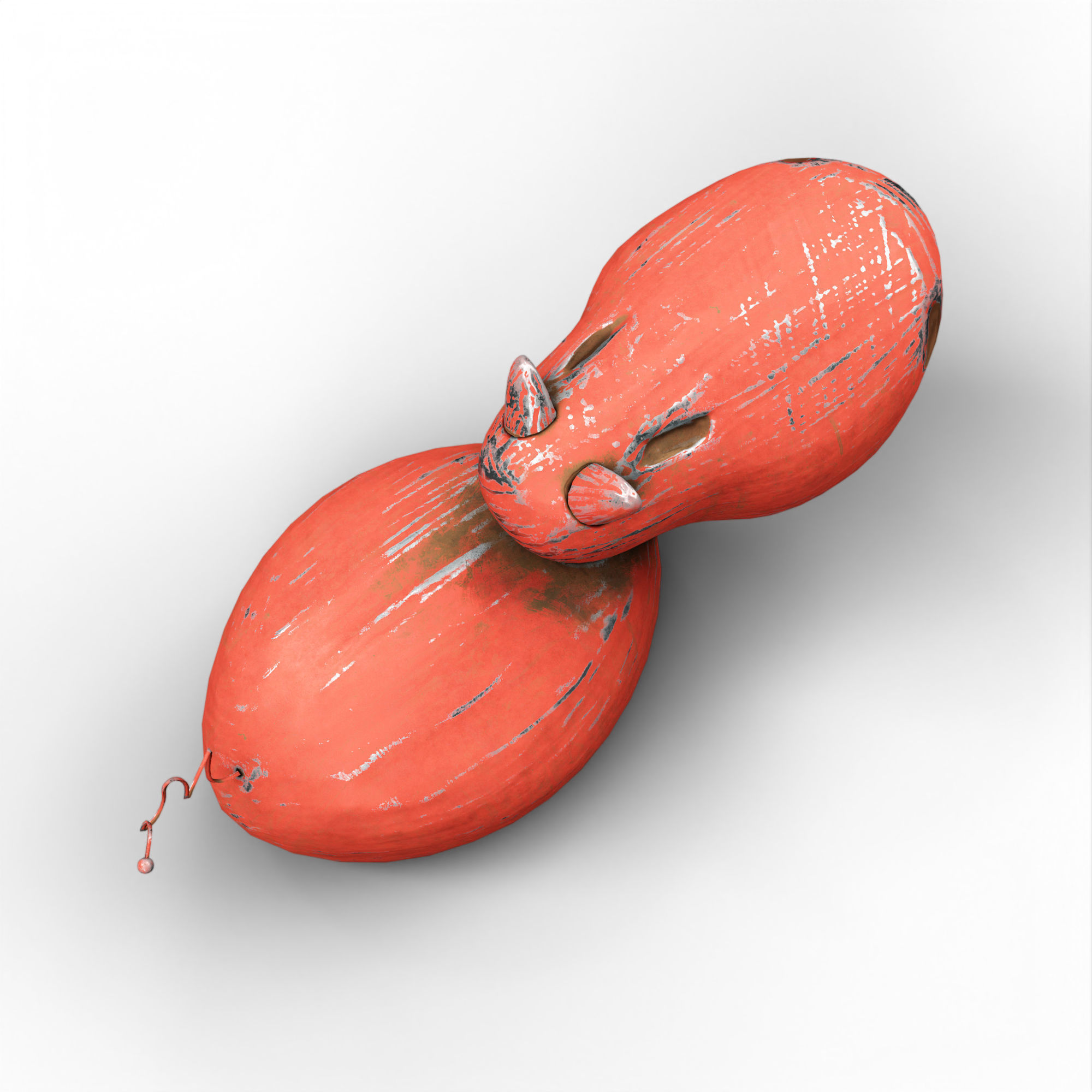 Metal Toy Dog 3D model_11