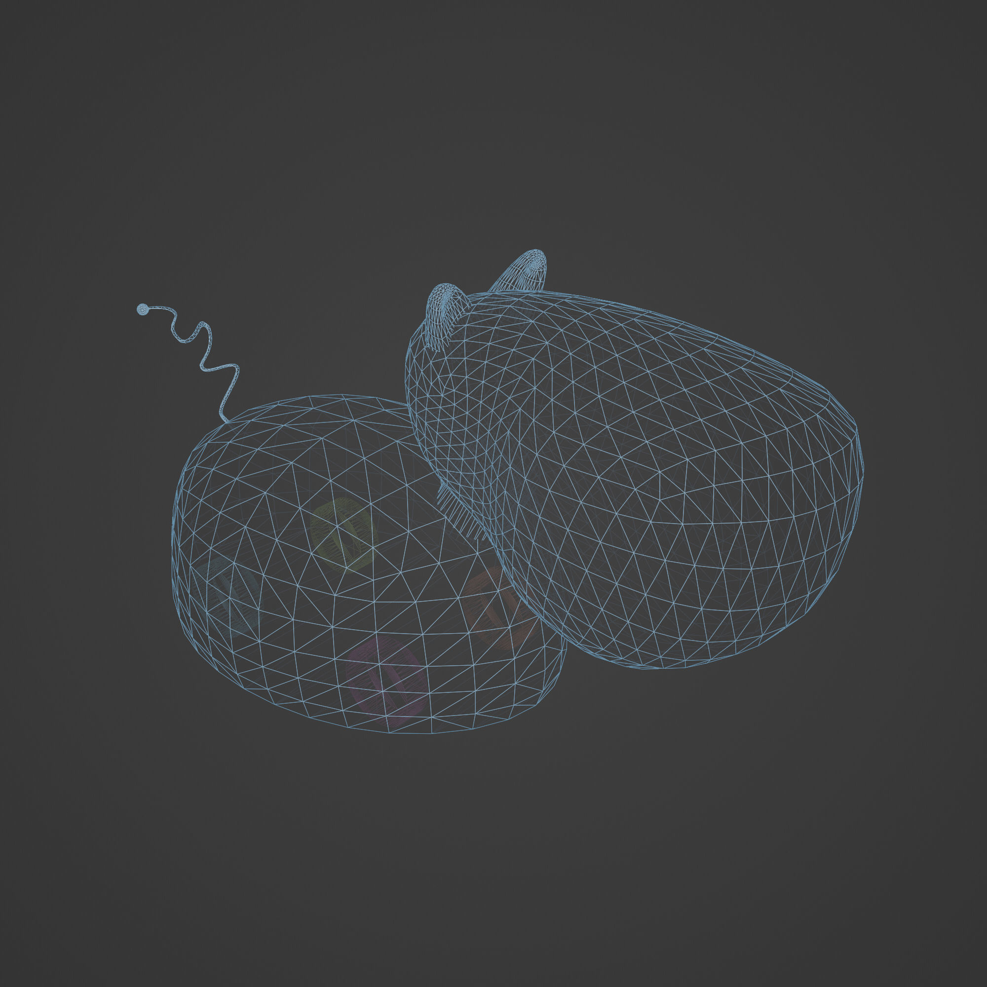 Metal Toy Dog 3D model_9