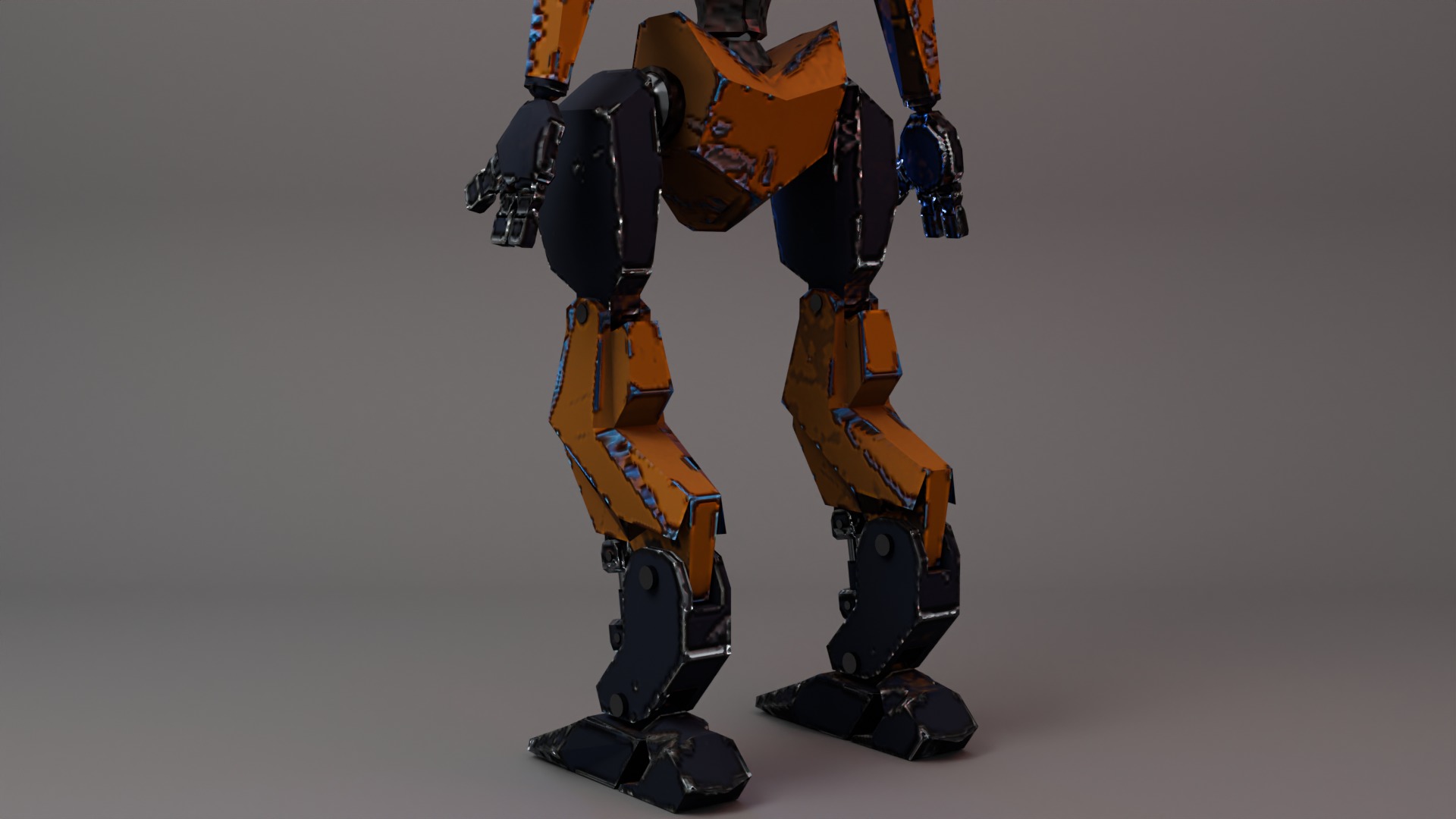 War Bot Low-poly 3D model_20