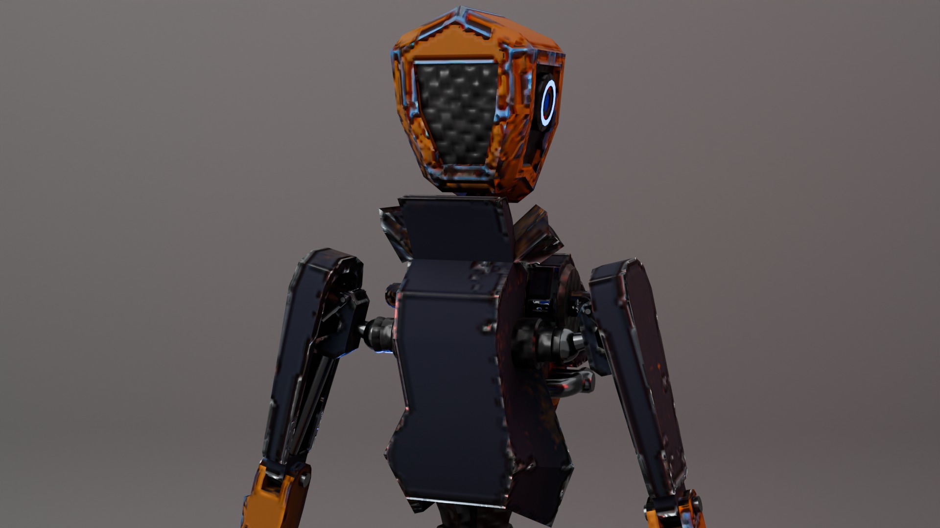 War Bot Low-poly 3D model_13