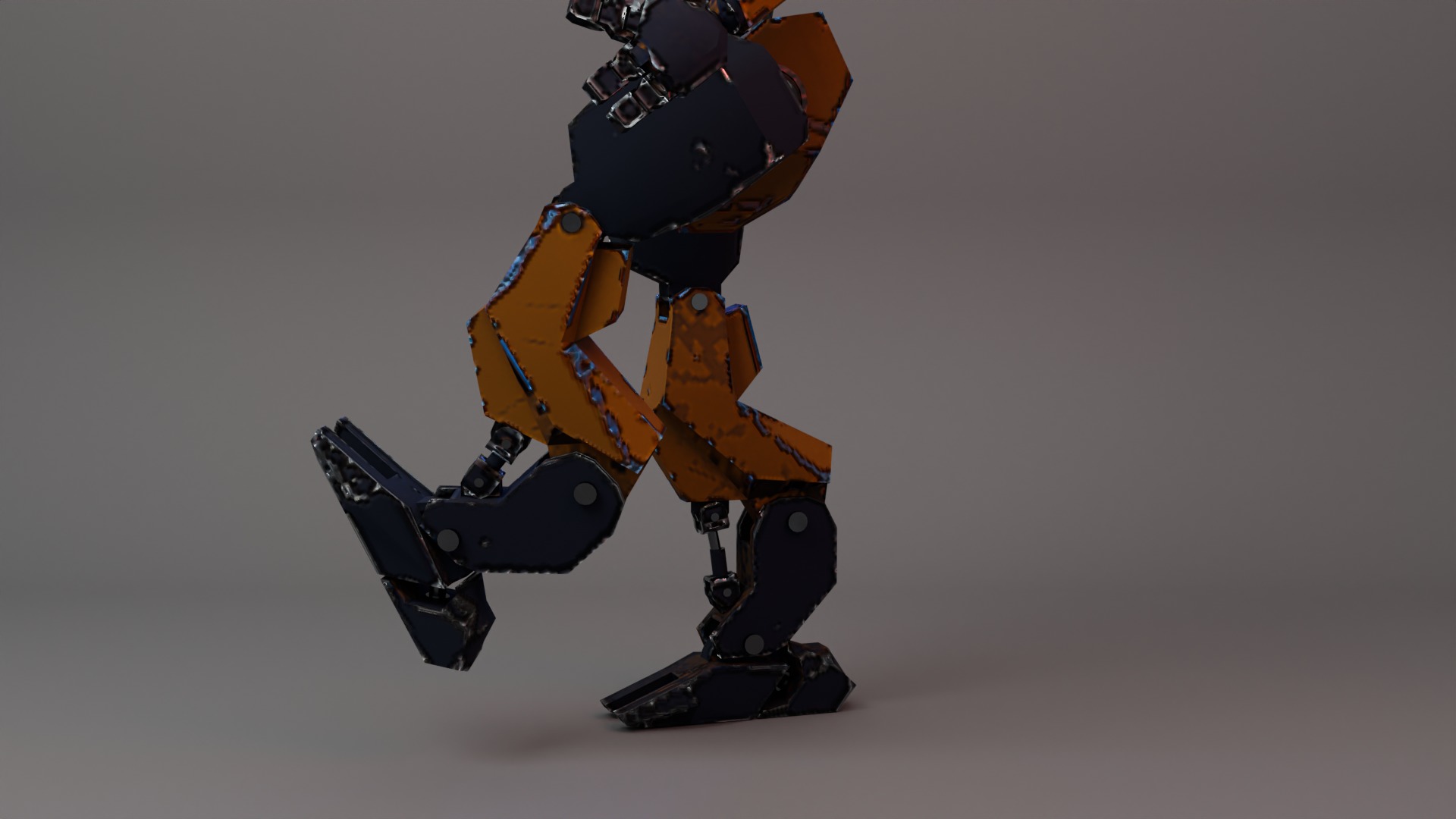 War Bot Low-poly 3D model_21