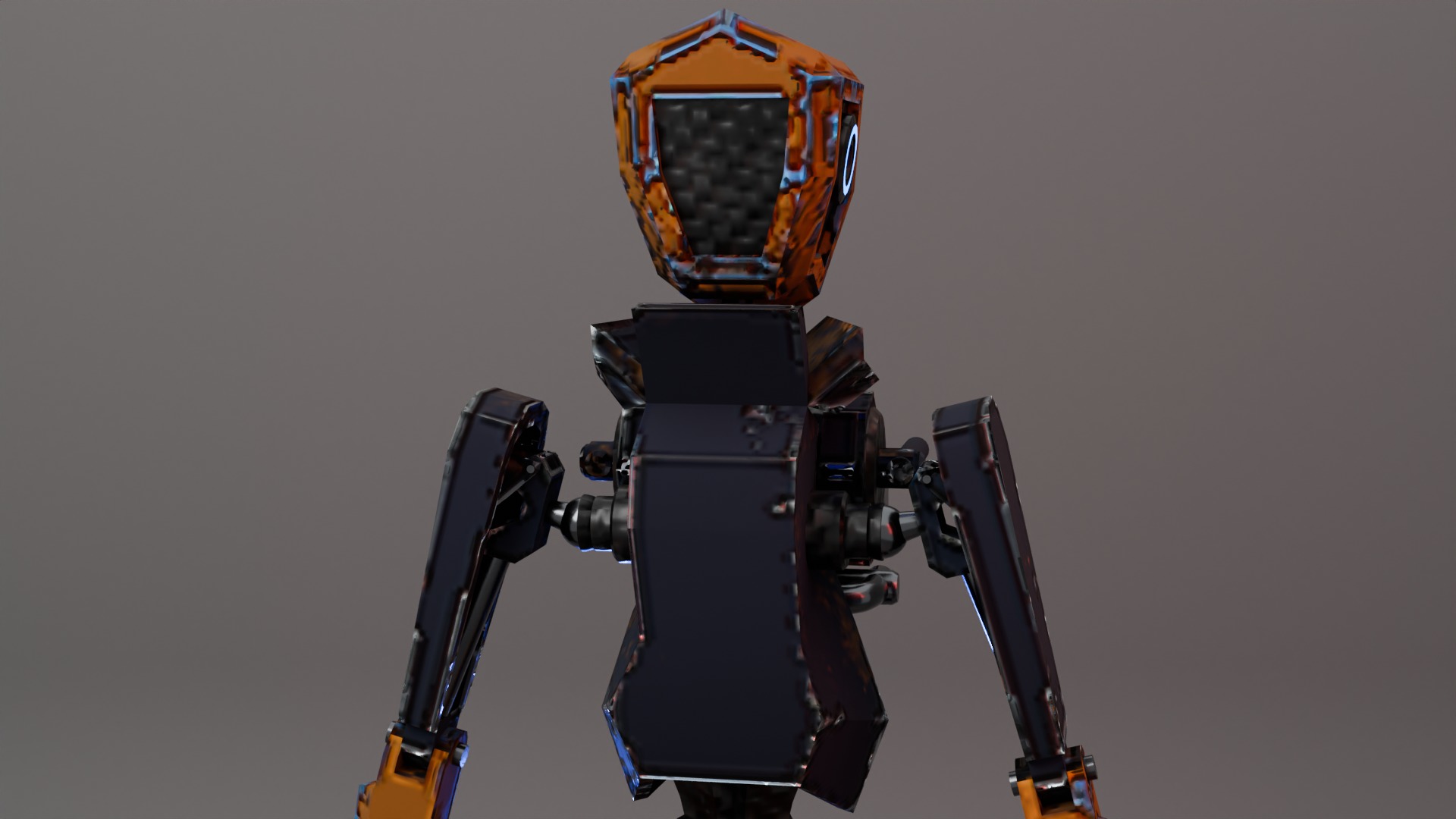 War Bot Low-poly 3D model_22