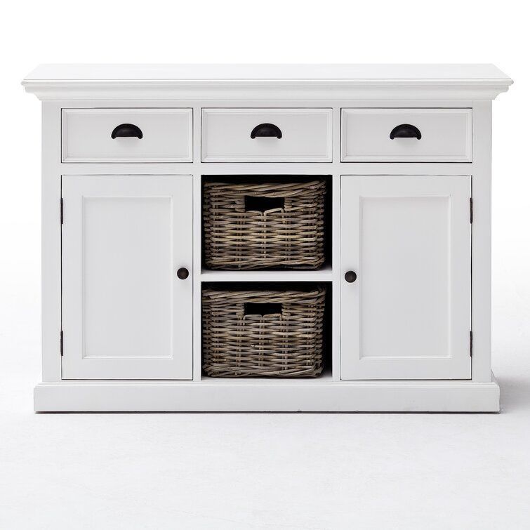 Bull Gerold Wide Drawer Mahogany Sideboard 3D model_2