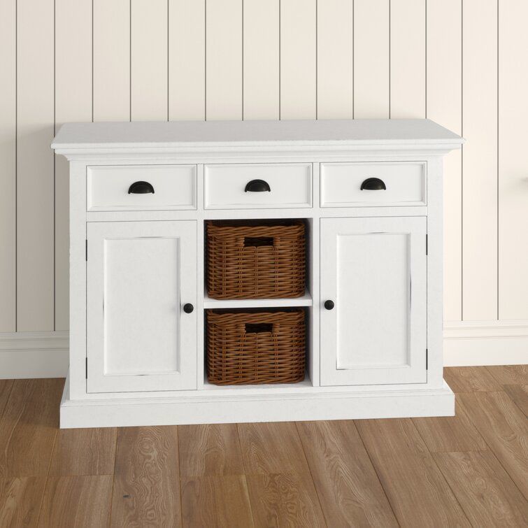 Bull Gerold Wide Drawer Mahogany Sideboard 3D model_5