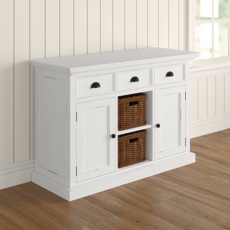 Bull Gerold Wide Drawer Mahogany Sideboard 3D model_3