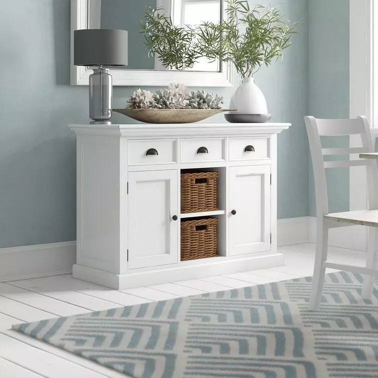 Bull Gerold Wide Drawer Mahogany Sideboard 3D model_0